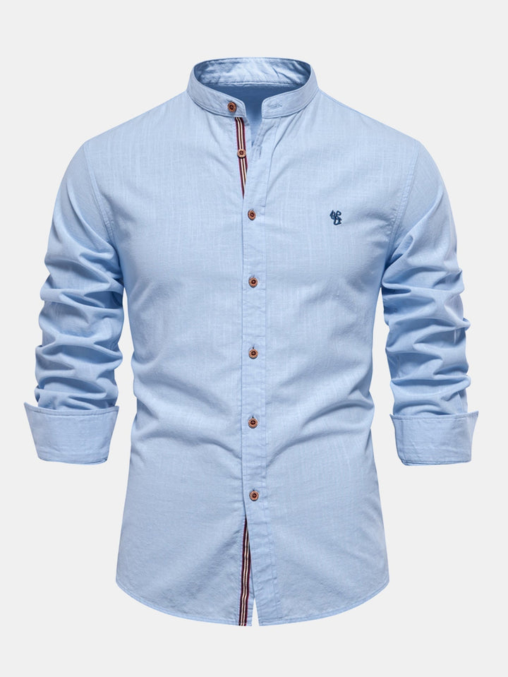 Denis | Stand-Up Collar Shirt
