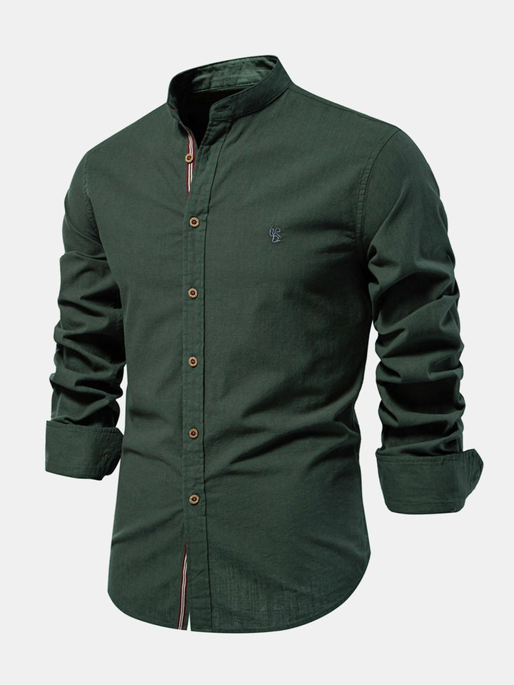 Denis | Stand-Up Collar Shirt