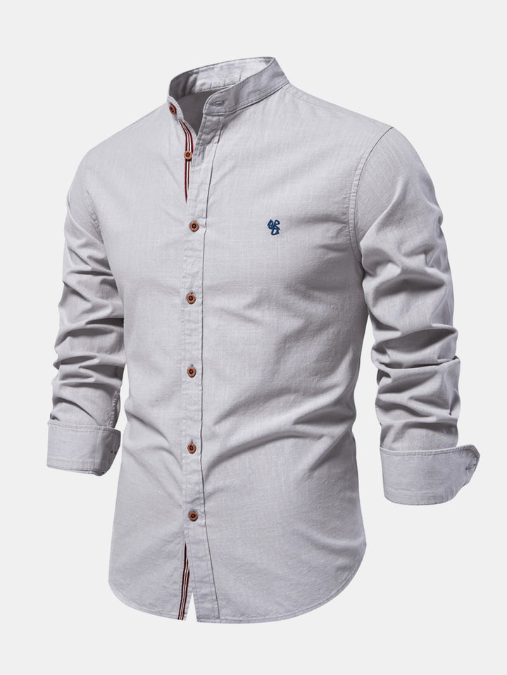 Denis | Stand-Up Collar Shirt