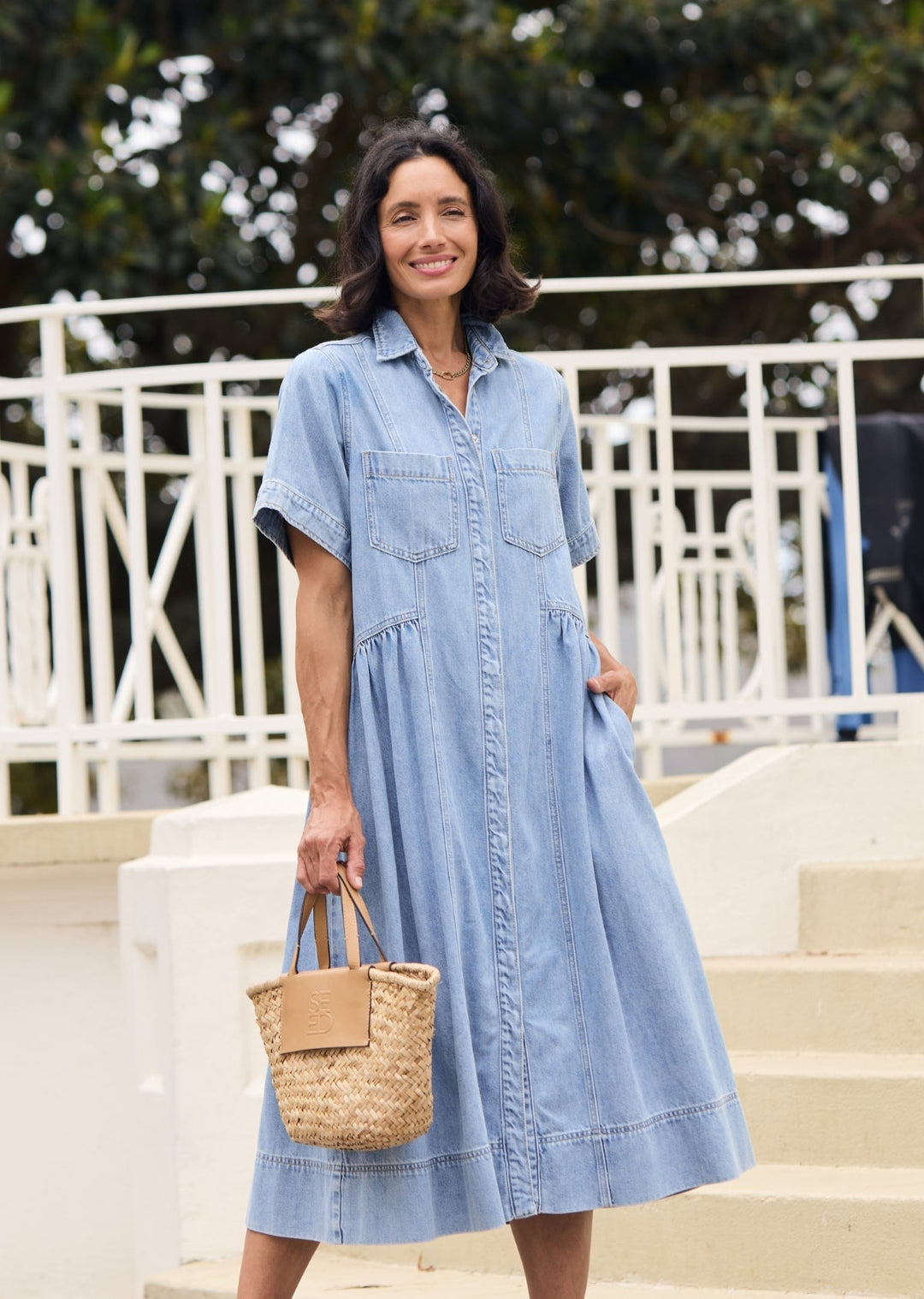 MONTANA DENIM SHIRTDRESS - Morbido Vestito Camicia
