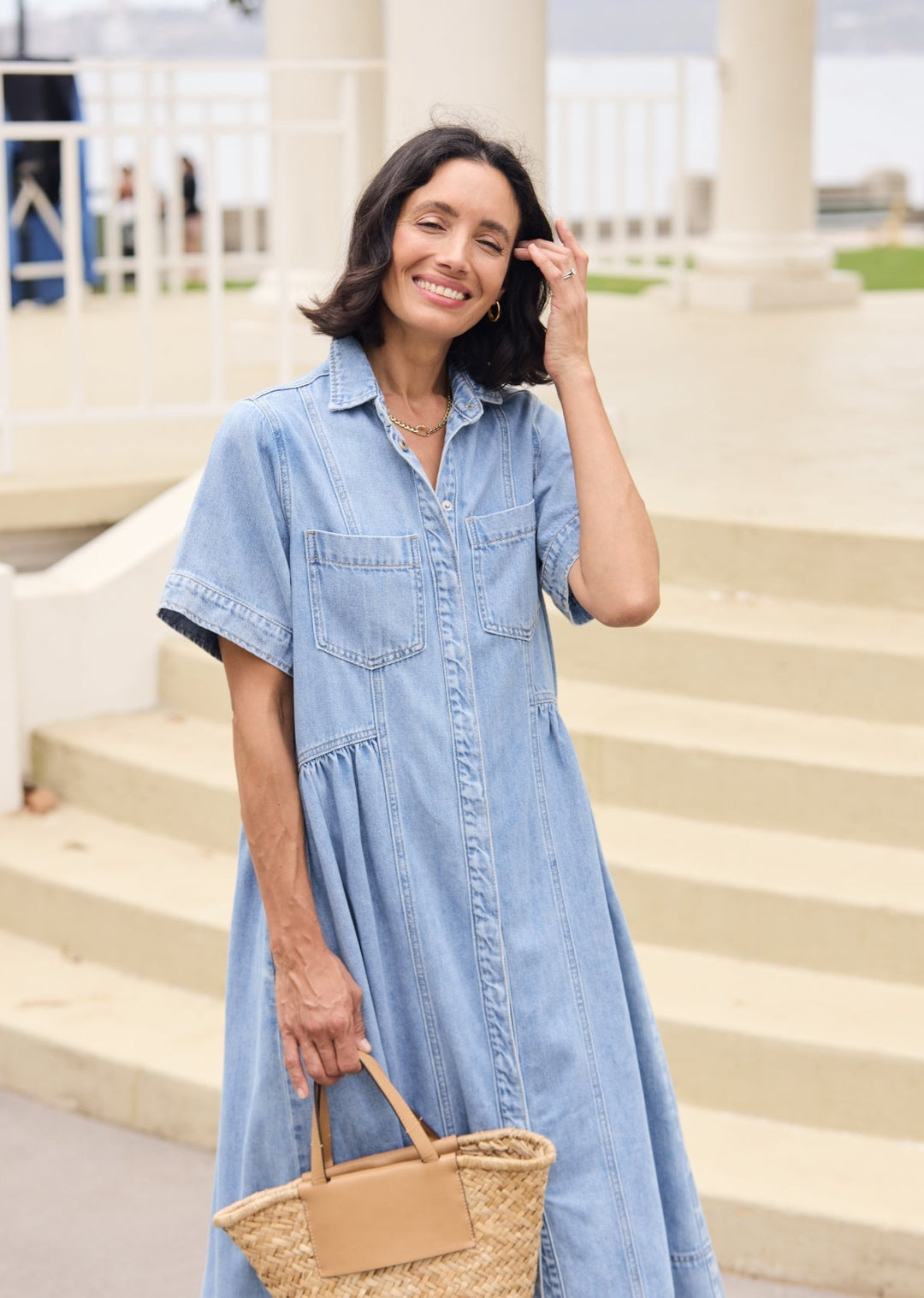 MONTANA DENIM SHIRTDRESS - Morbido Vestito Camicia