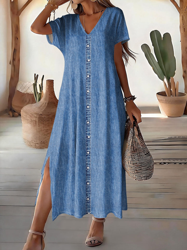 Hélène™ | Sukienka z denimu retro