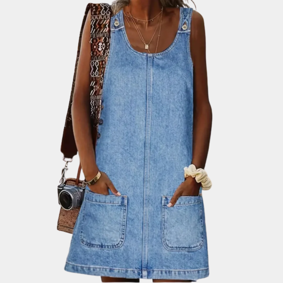 Saylor™ | Casualna sukienka w stylu denim