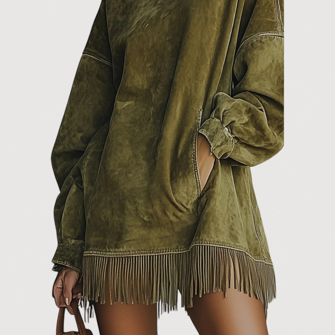 Kimberly – Luxe Fringe Dress