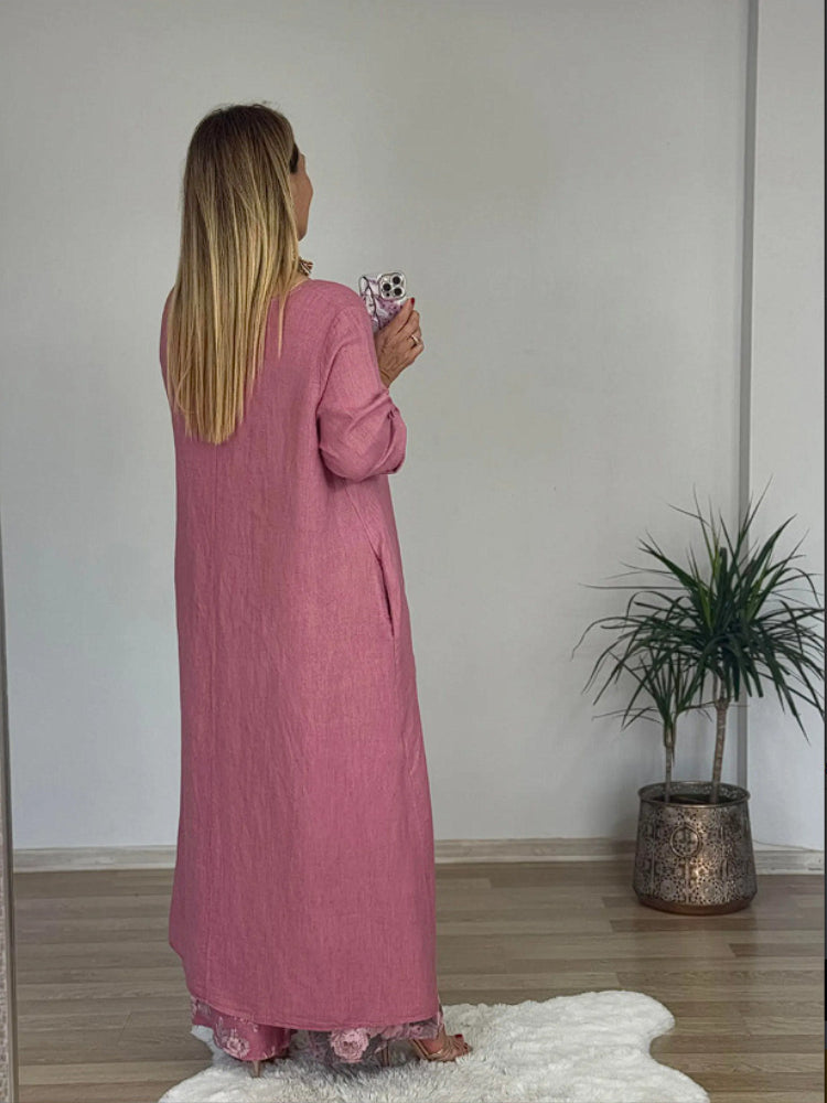 Ulina | Modny zestaw z szerokimi spodniami