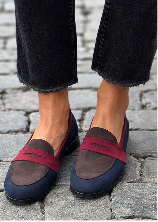 CASUAL TRICOLOR LOAFERS