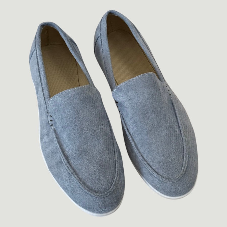 Alphonse | Eleganckie mokasyny z zamszu