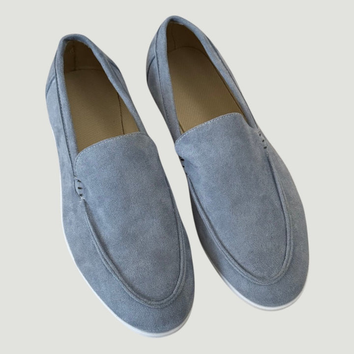 Alphonse | Eleganckie mokasyny z zamszu