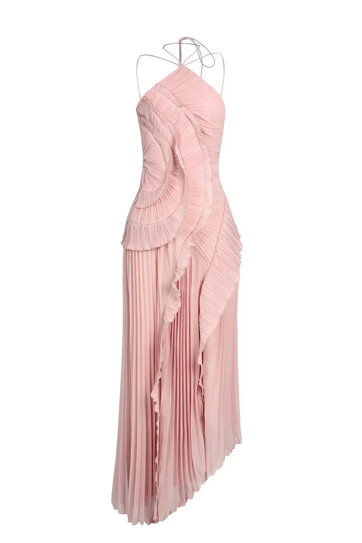 ISADORA IL VESTITO VOLANT EDIZIONE LIMITATA - Elegante Vestito Lungo Asimmetrico
