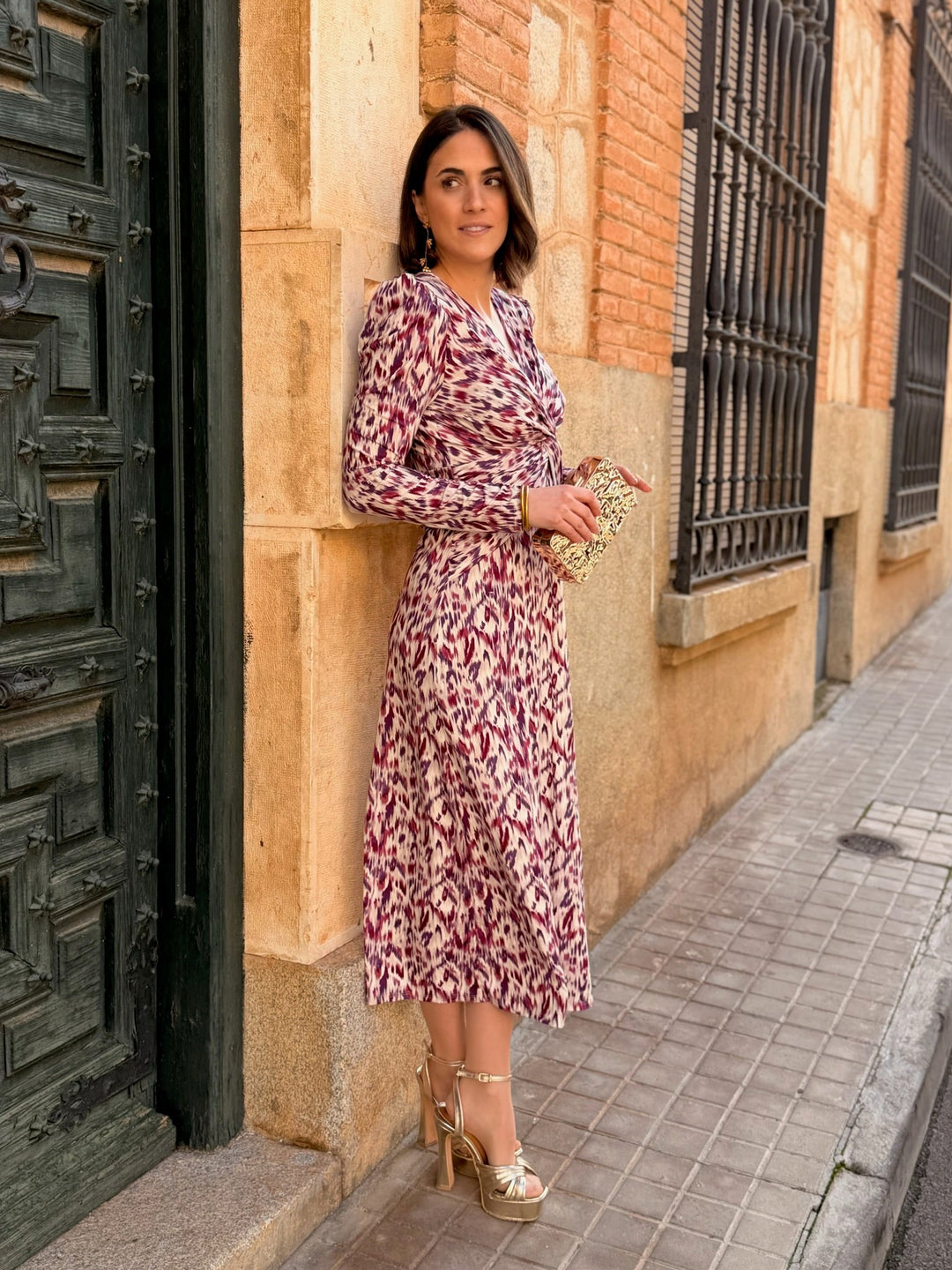 Casilda Midi Printed Dress
