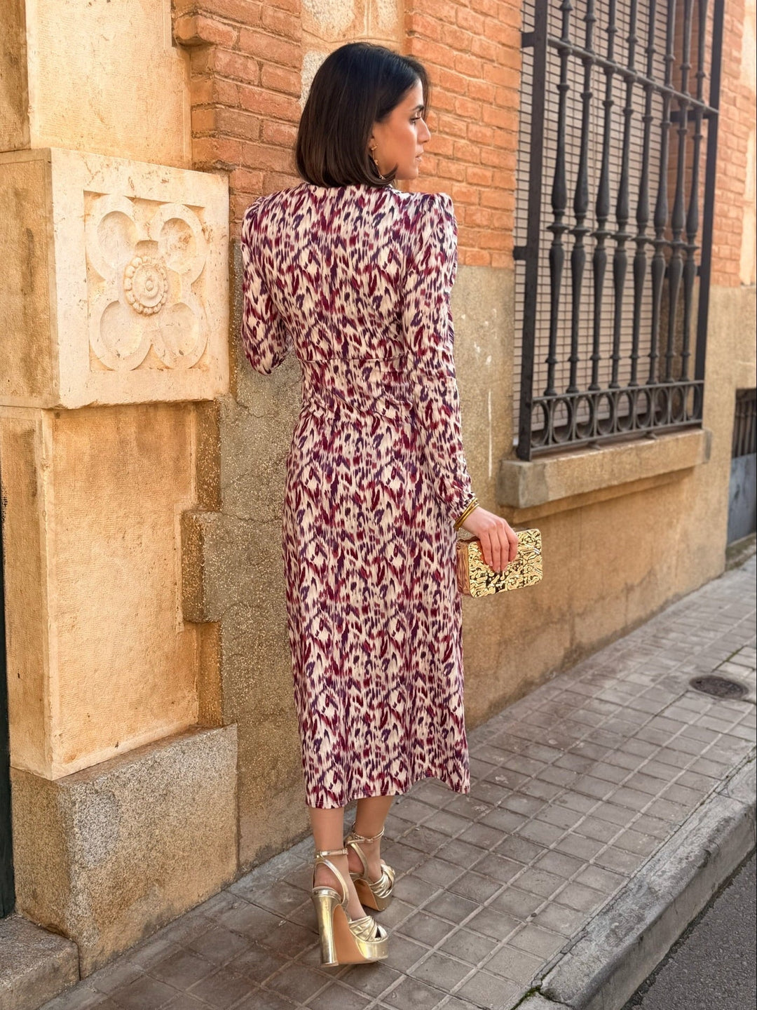 Casilda Midi Printed Dress