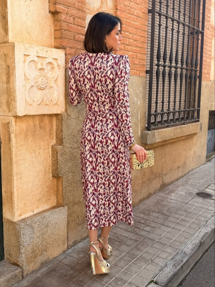 Casilda Midi Printed Dress