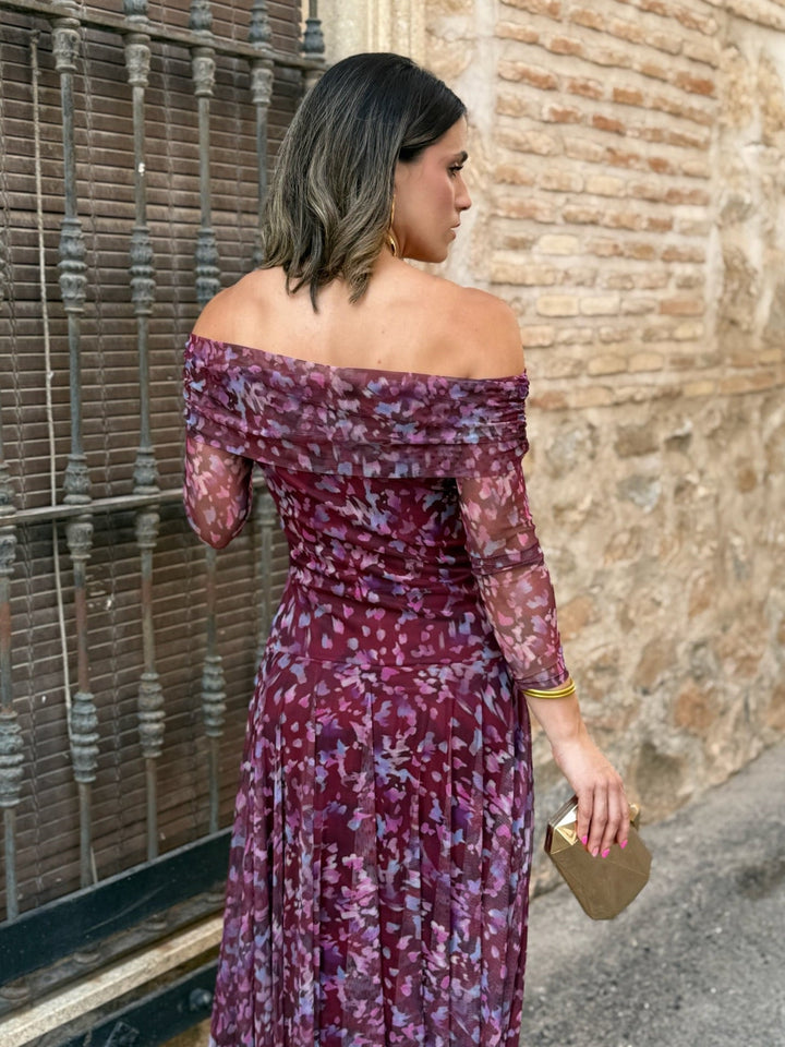 Abito in Tulle Stampato | Vera