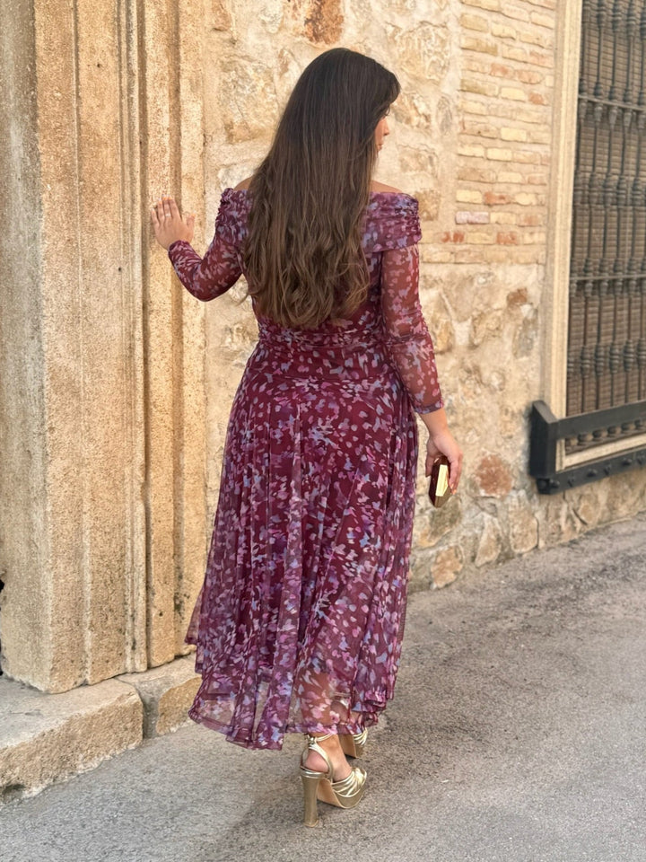 Abito in Tulle Stampato | Vera