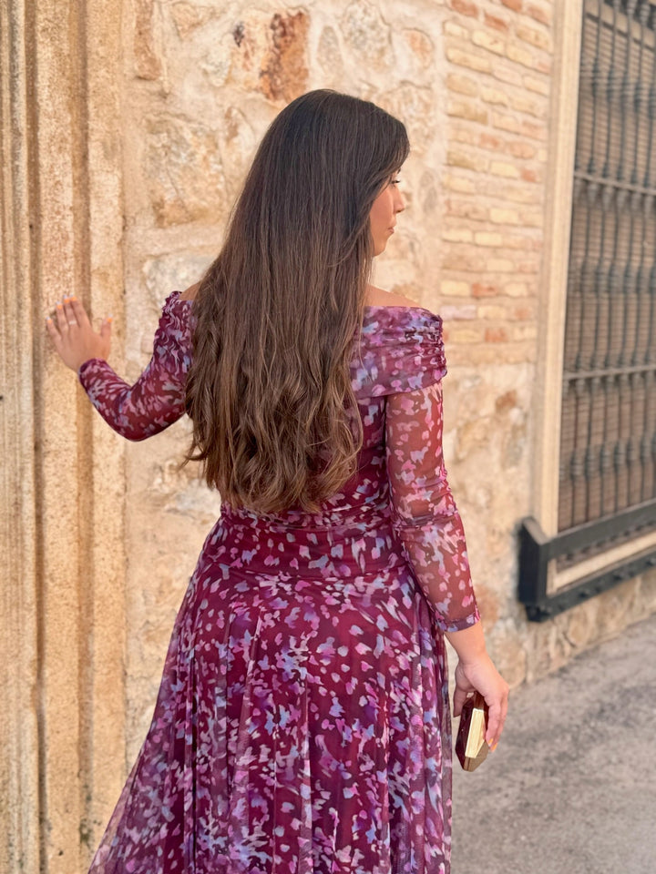 Abito in Tulle Stampato | Vera