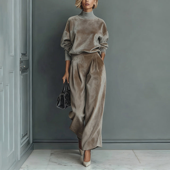 Completo Donna Maglione & Pantaloni 2 Pezzi