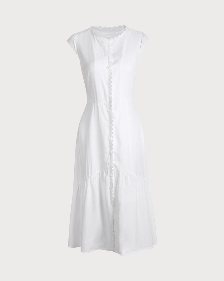 Abito Midi con Scollo