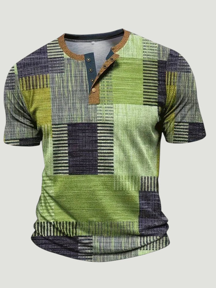 Koszula w stylu patchwork