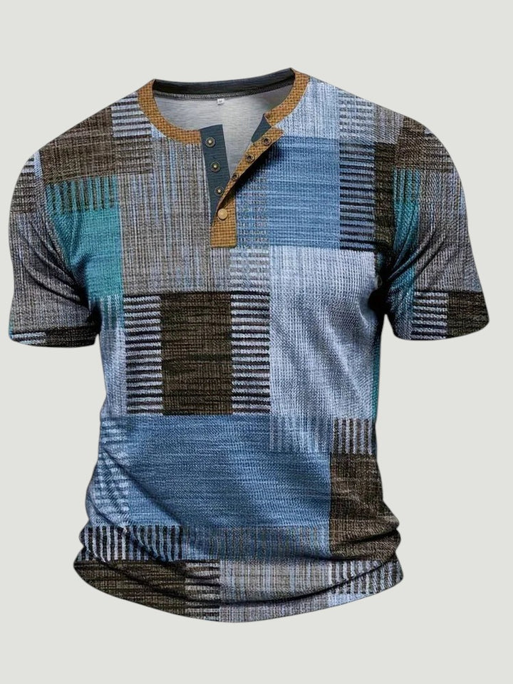 Koszula w stylu patchwork