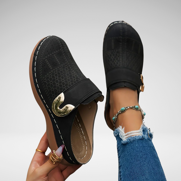 Sandały na koturnie Caprielle Chic z podparciem