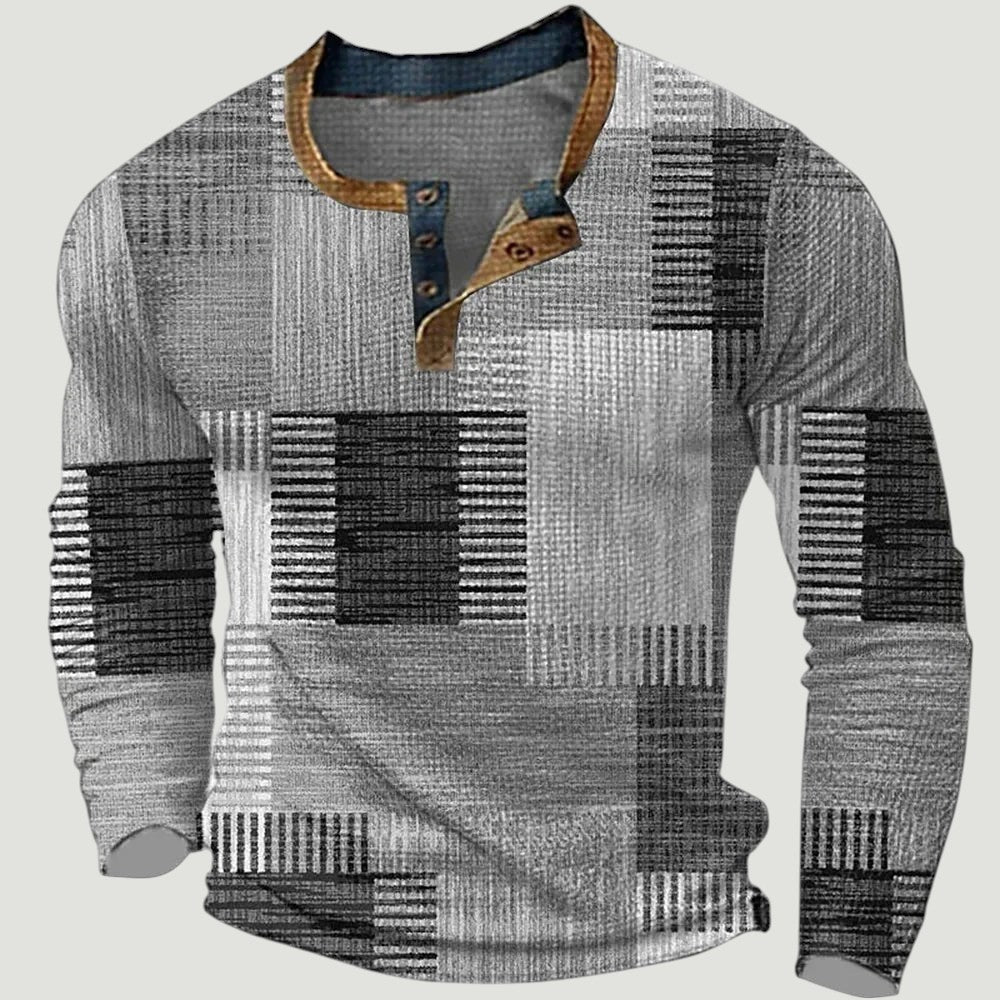 Tymon | Kolorowy Sweter Męski