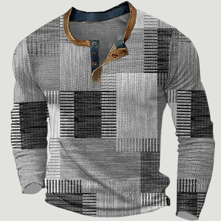 Tymon | Kolorowy Sweter Męski