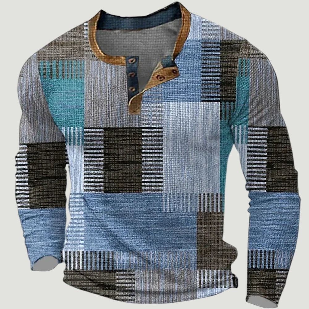 Tymon | Kolorowy Sweter Męski
