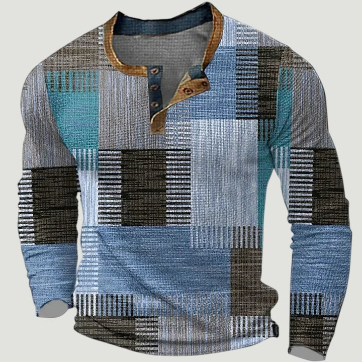 Tymon | Kolorowy Sweter Męski