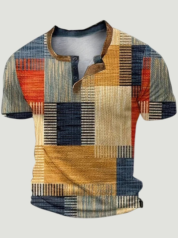 Koszula w stylu patchwork