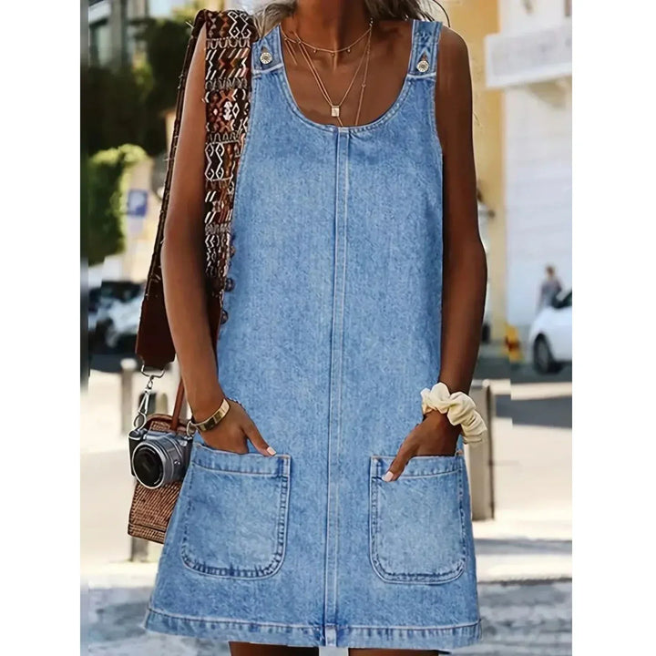 Saylor™ | Casualna sukienka w stylu denim