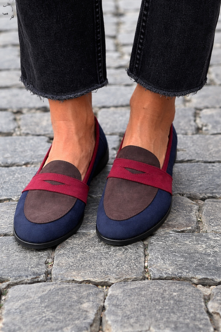 CASUAL TRICOLOR LOAFERS