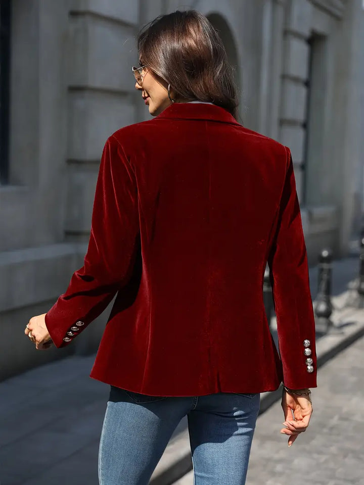 Kelly™ Elegant Velvet Blazer