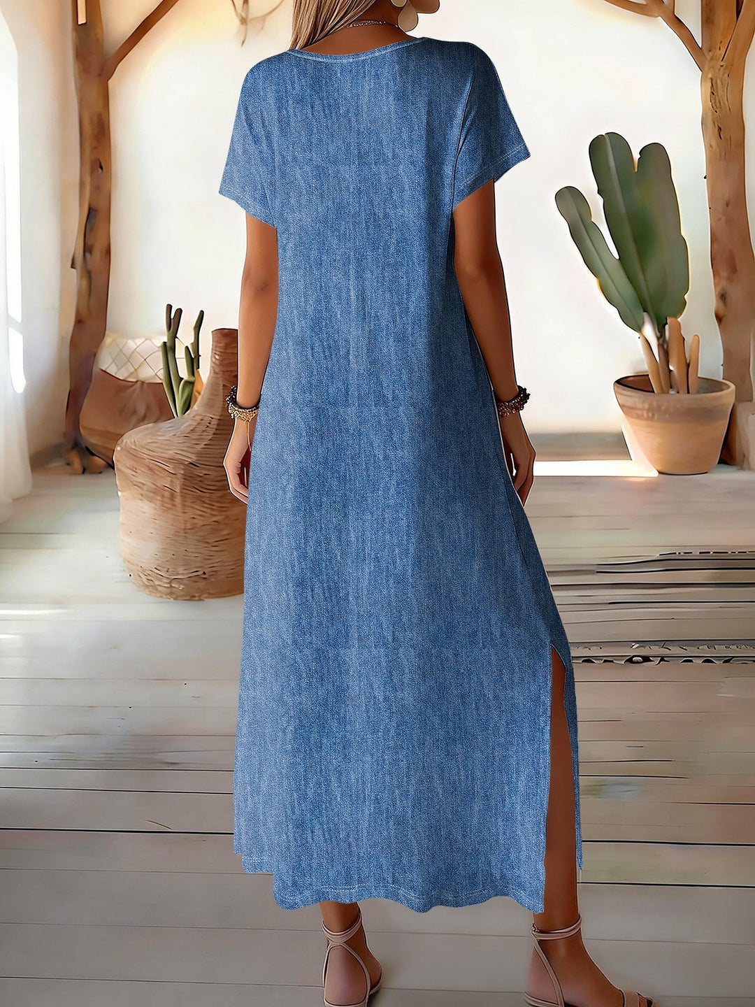 Hélène™ | Sukienka z denimu retro
