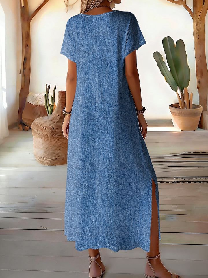 Hélène™ | Sukienka z denimu retro