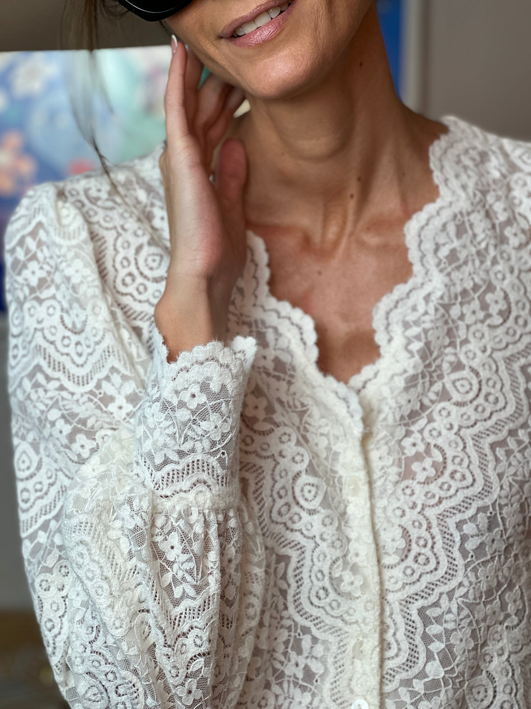 Hippoline Knit Blouse