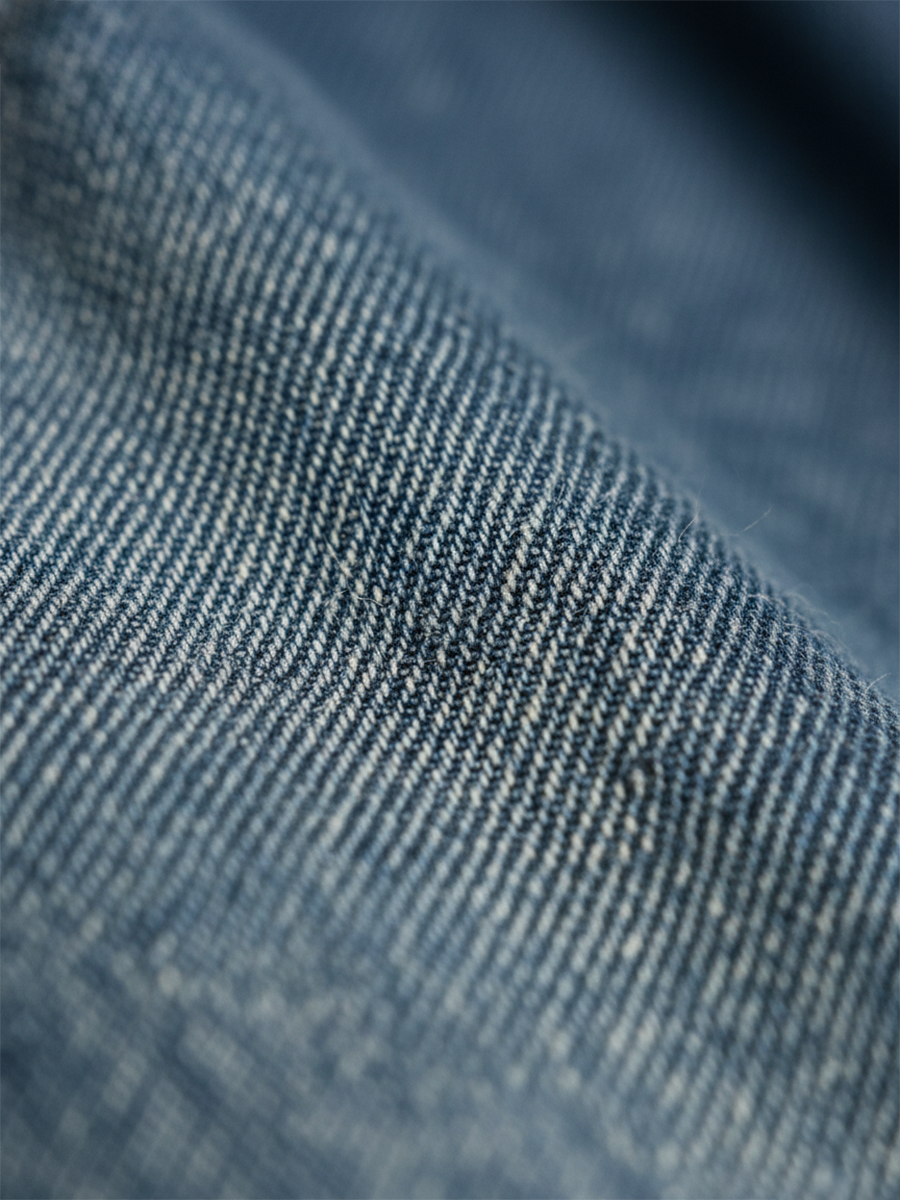 Karen™ | Długa sukienka z vintage denimu