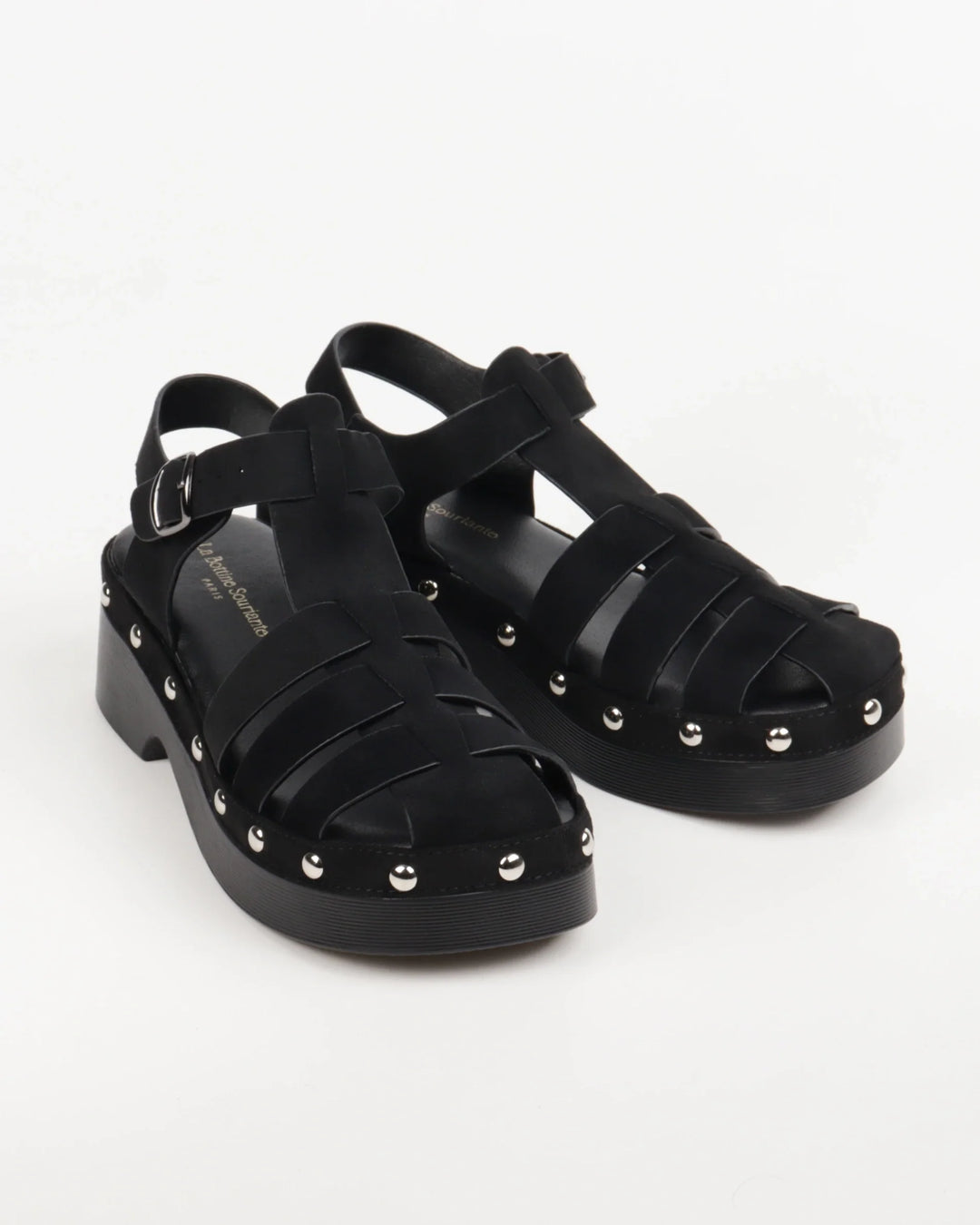 Sandali in Faux Suede con Borchie - Comfortevoli Sandali