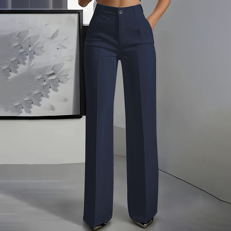 Viva | Eleganckie damskie spodnie z wysokim stanem
