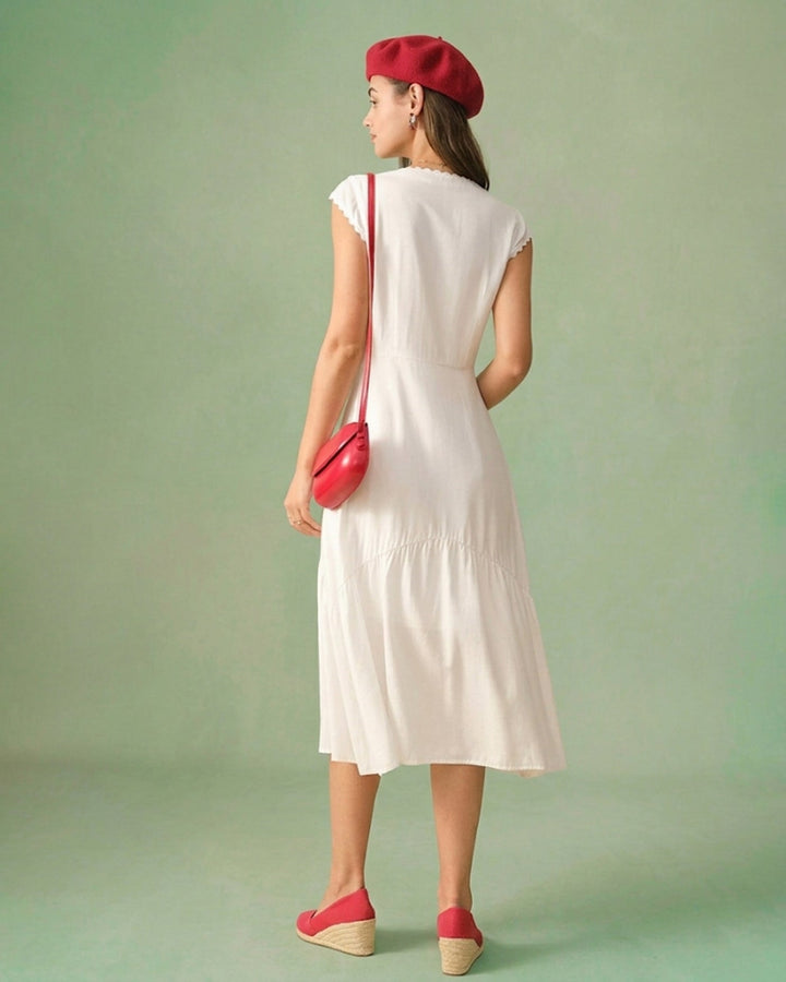 Abito Midi con Scollo