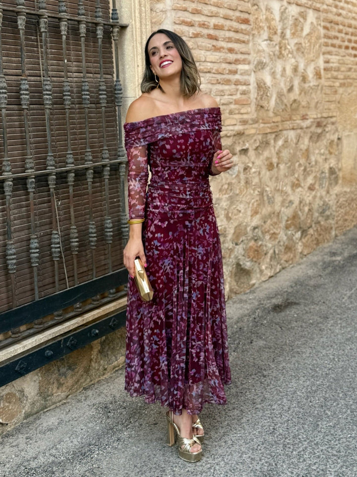 Abito in Tulle Stampato | Vera