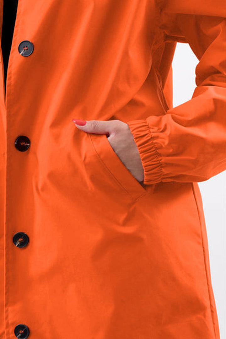Rachel™ Water-Resistant Oversized Hooded Windbreaker